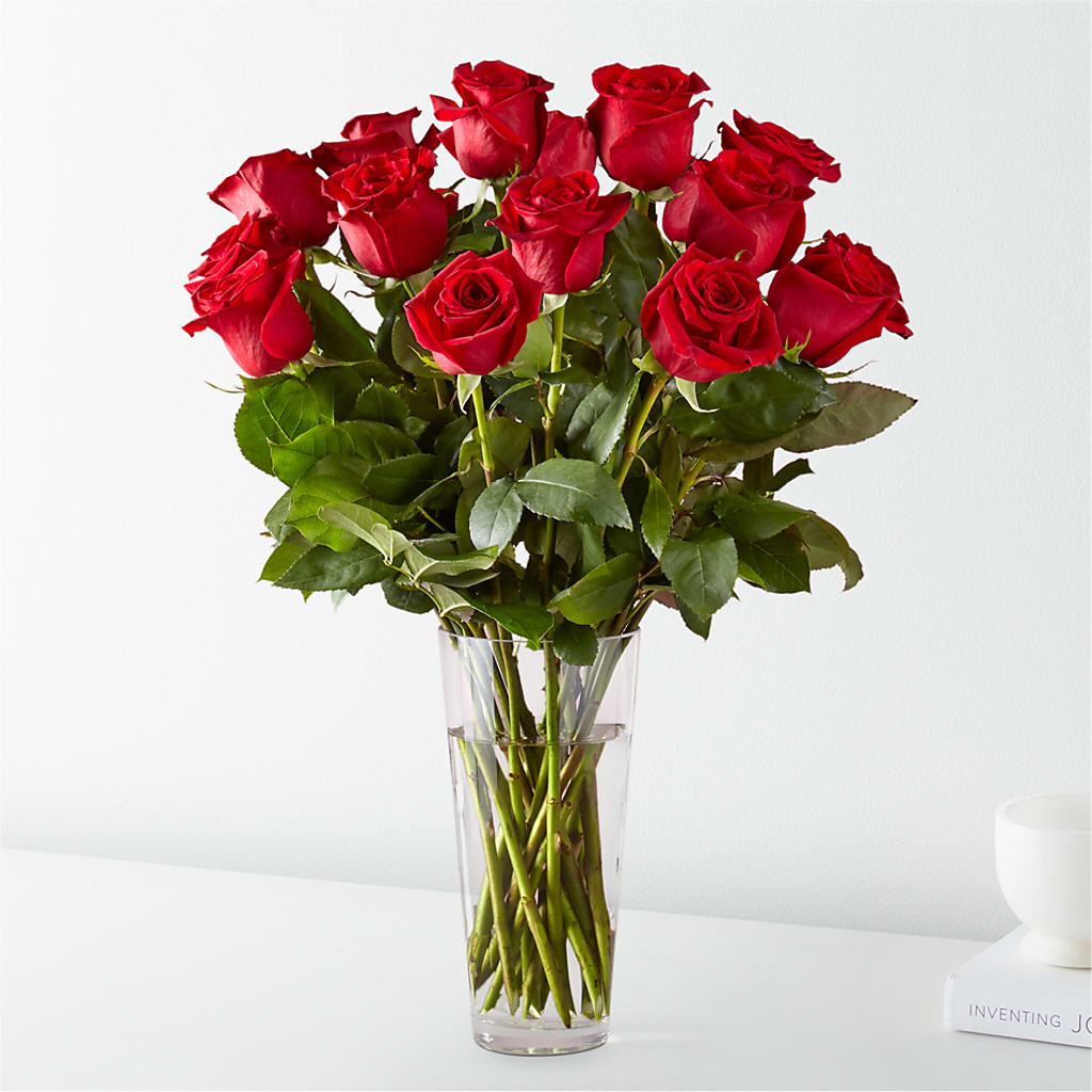 Long Stem Red Rose Bouquet – DW FLORALS & GIFTS OF SANTA FE, Santa Fe TX