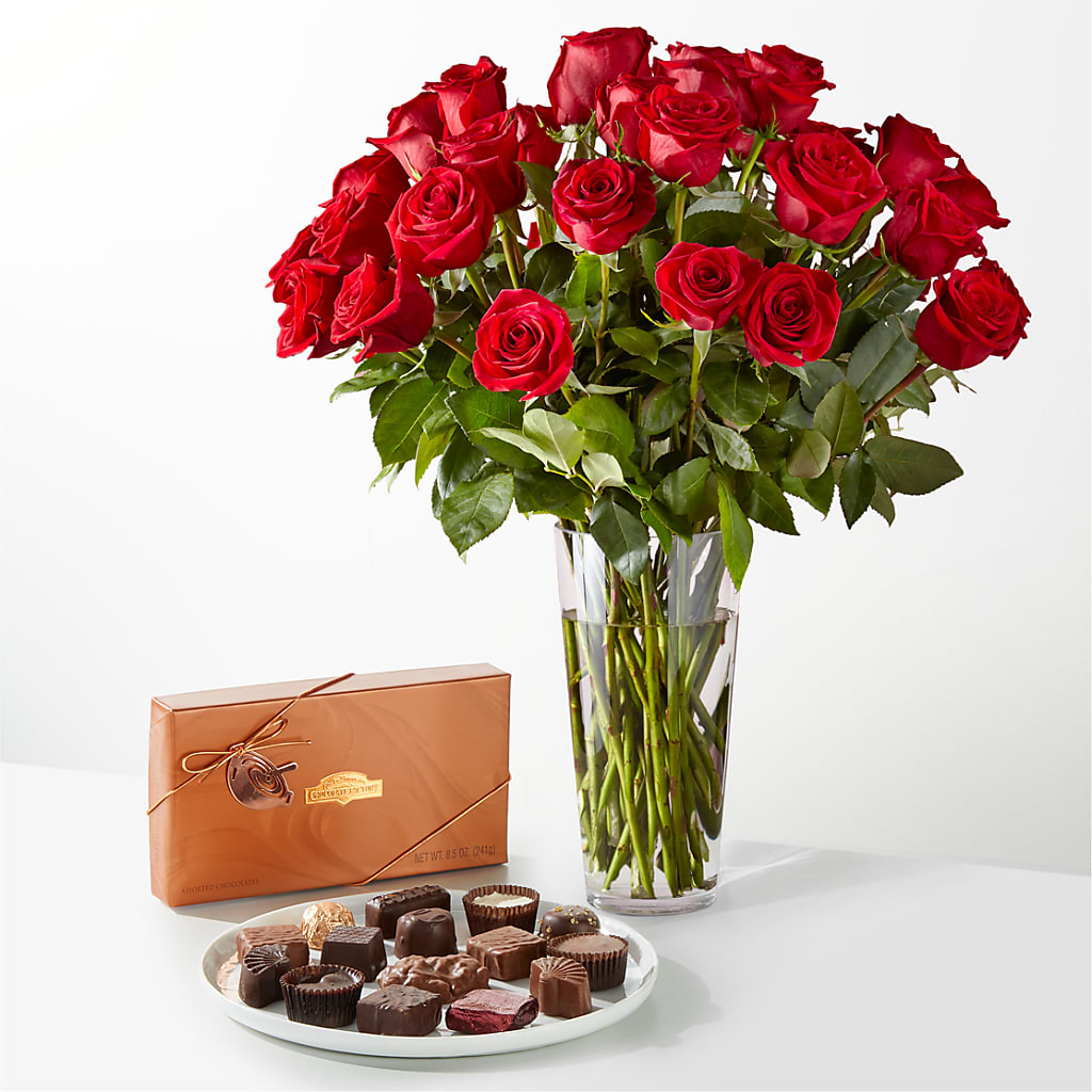 Romantic Long Stem Red Rose Bouquet Bundles – DW FLORALS & GIFTS OF SANTA FE, Santa Fe TX