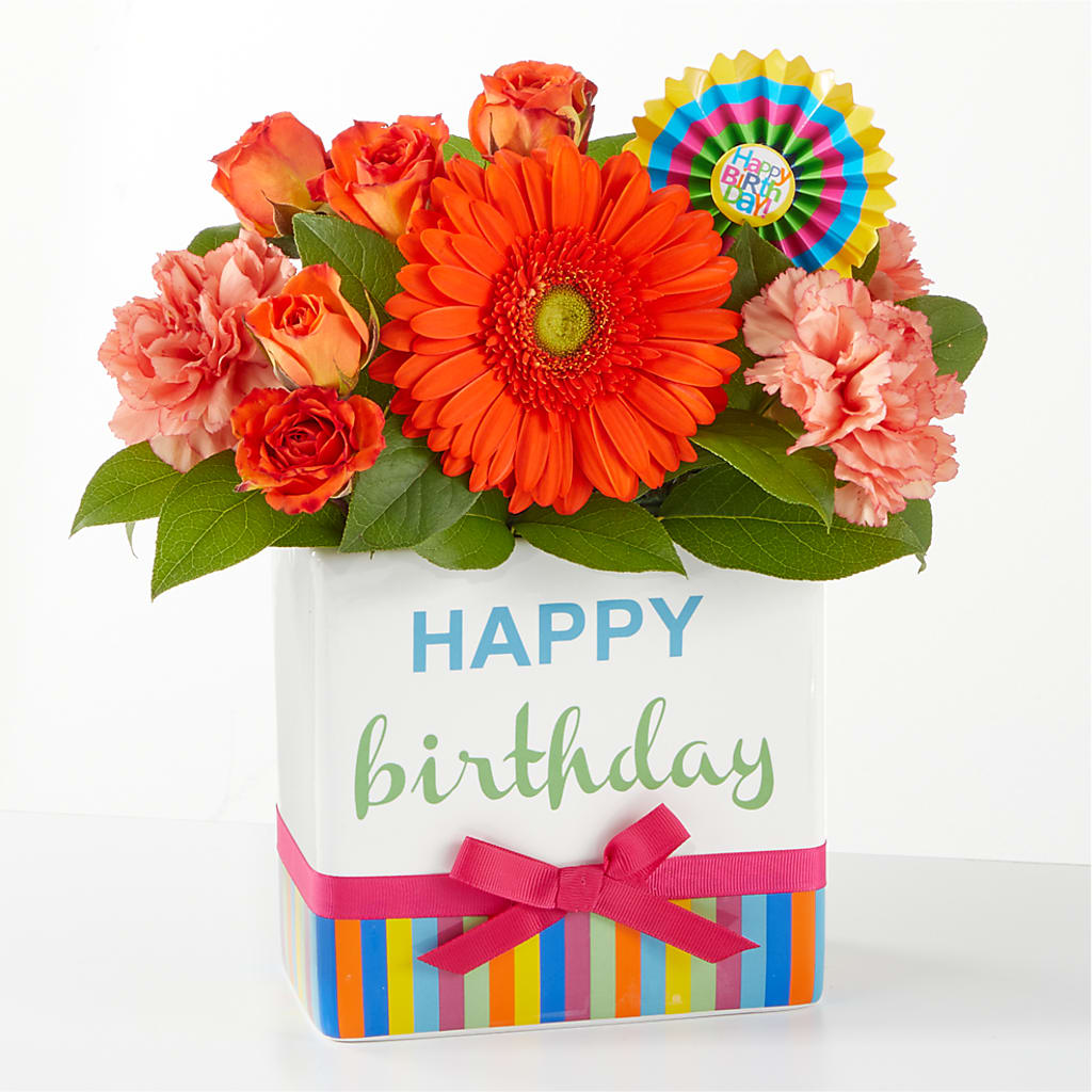 Birthday Surprise Bouquet – DW FLORALS & GIFTS OF SANTA FE, Santa Fe TX