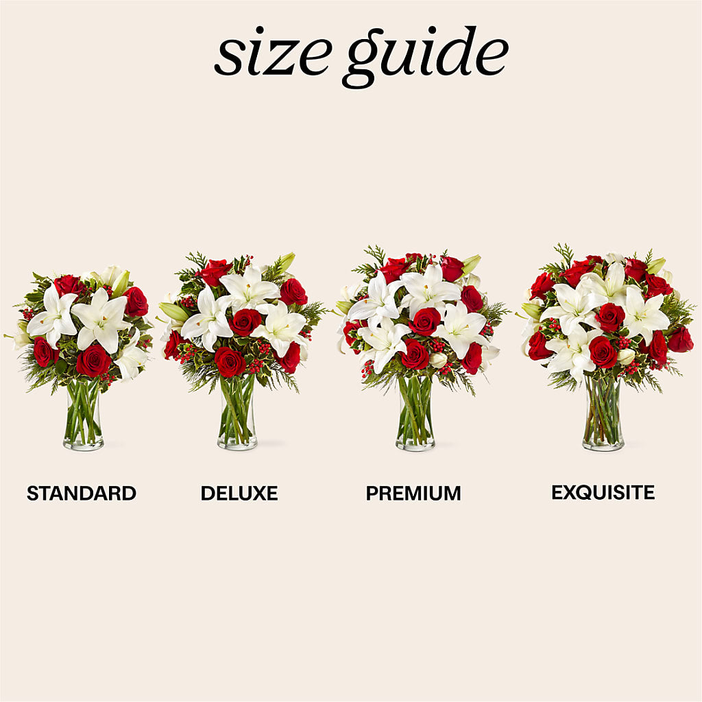 Sparkling Snowflakes Bouquet – DW FLORALS & GIFTS OF SANTA FE, Santa Fe TX