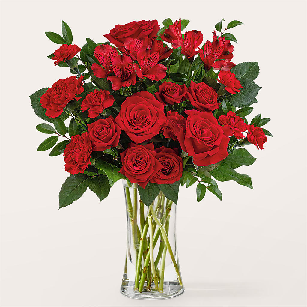 Brilliant Ruby Bouquet – DW FLORALS & GIFTS OF SANTA FE, Santa Fe TX