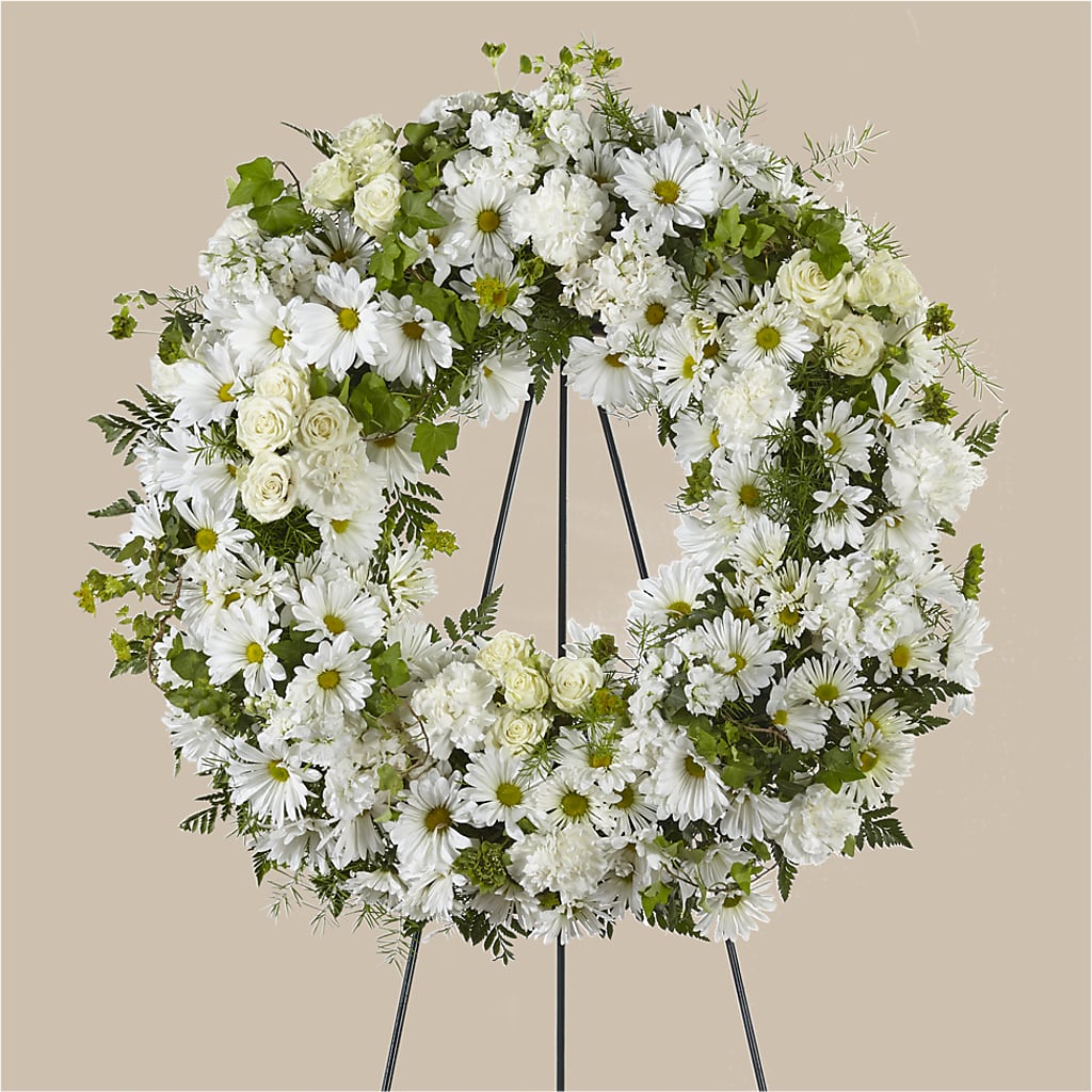 Faithful Wishes Wreath – DW FLORALS & GIFTS OF SANTA FE, Santa Fe TX