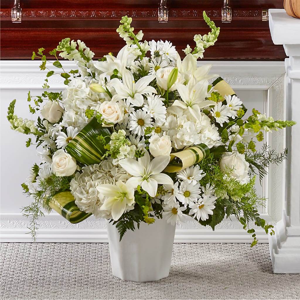 Thoughts of Tranquility Floor Basket – DW FLORALS & GIFTS OF SANTA FE, Santa Fe TX