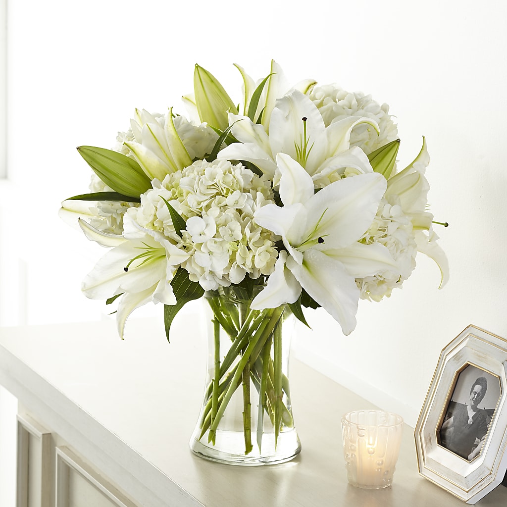 Compassionate Lily Bouquet – DW FLORALS & GIFTS OF SANTA FE, Santa Fe TX