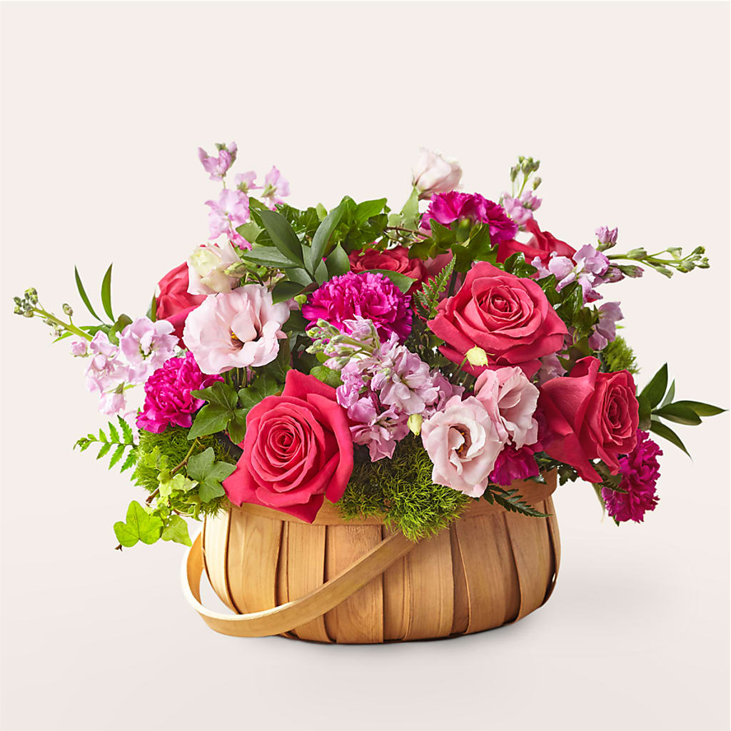 Radiance in Bloom Basket – DW FLORALS & GIFTS OF SANTA FE, Santa Fe TX