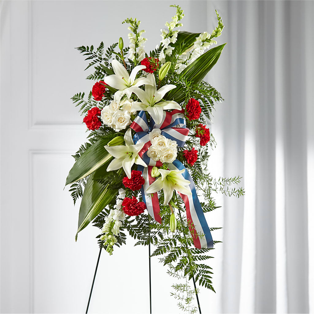Stars of Life Standing Spray – DW FLORALS & GIFTS OF SANTA FE, Santa Fe TX