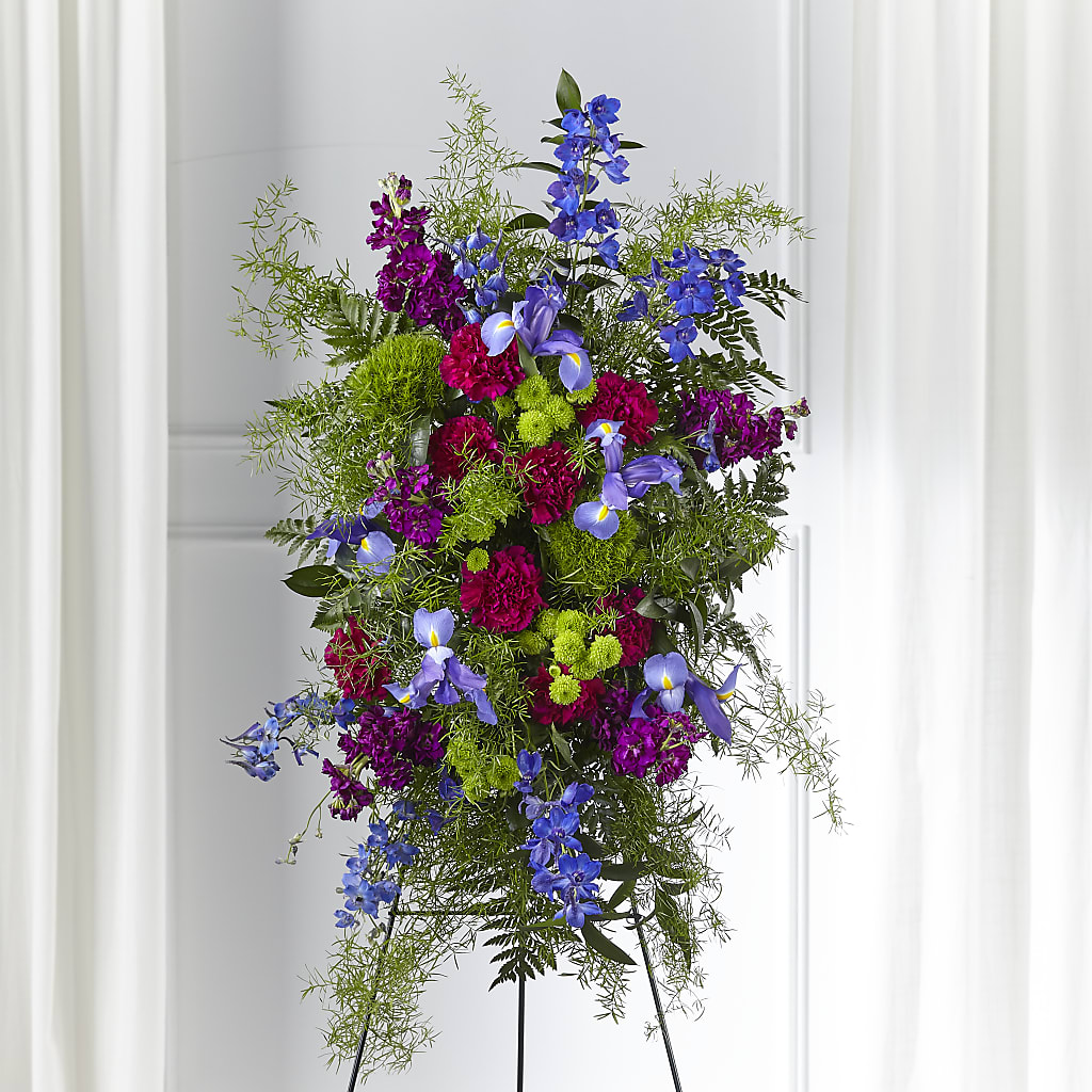 Heavenly Skies Standing Spray – DW FLORALS & GIFTS OF SANTA FE, Santa Fe TX