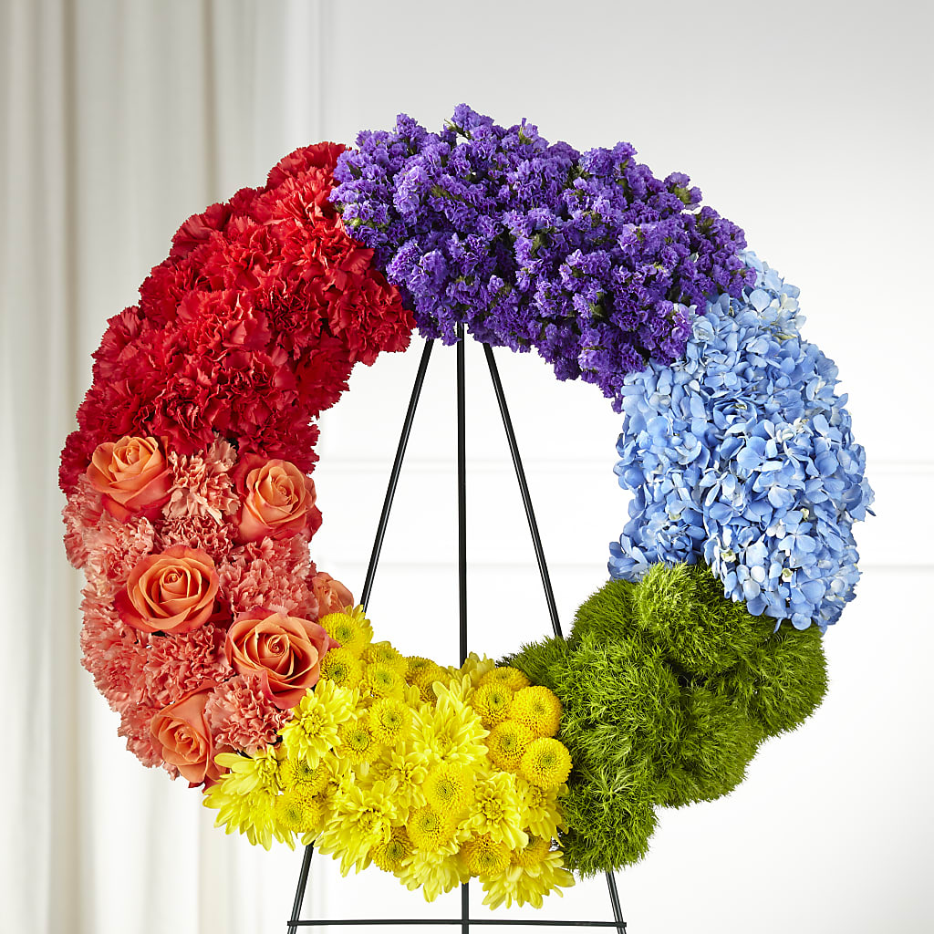 Circle of Love Wreath – DW FLORALS & GIFTS OF SANTA FE, Santa Fe TX