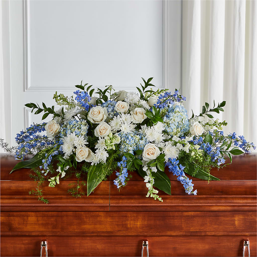 Timeless Essence Casket Spray – DW FLORALS & GIFTS OF SANTA FE, Santa Fe TX