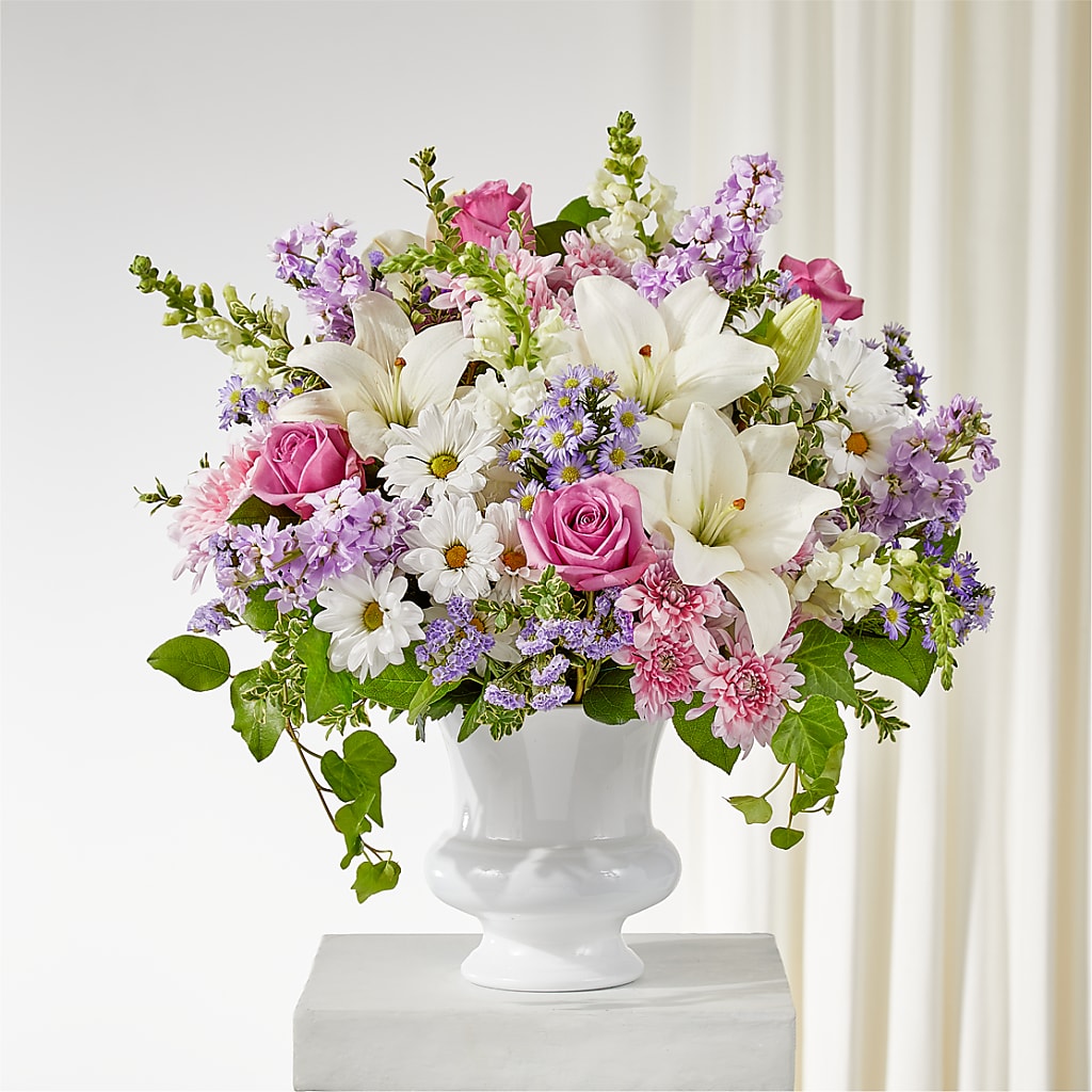 Remarkable Life Urn Arrangement – DW FLORALS & GIFTS OF SANTA FE, Santa Fe TX
