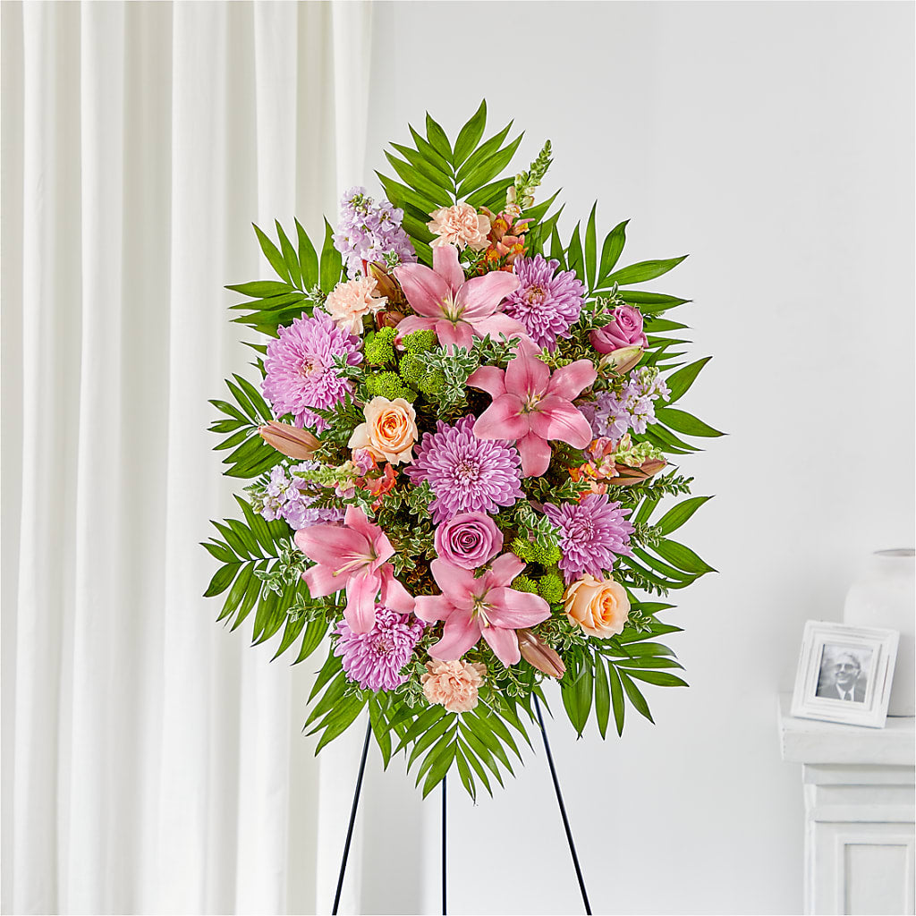 Love & Light Standing Spray – DW FLORALS & GIFTS OF SANTA FE, Santa Fe TX