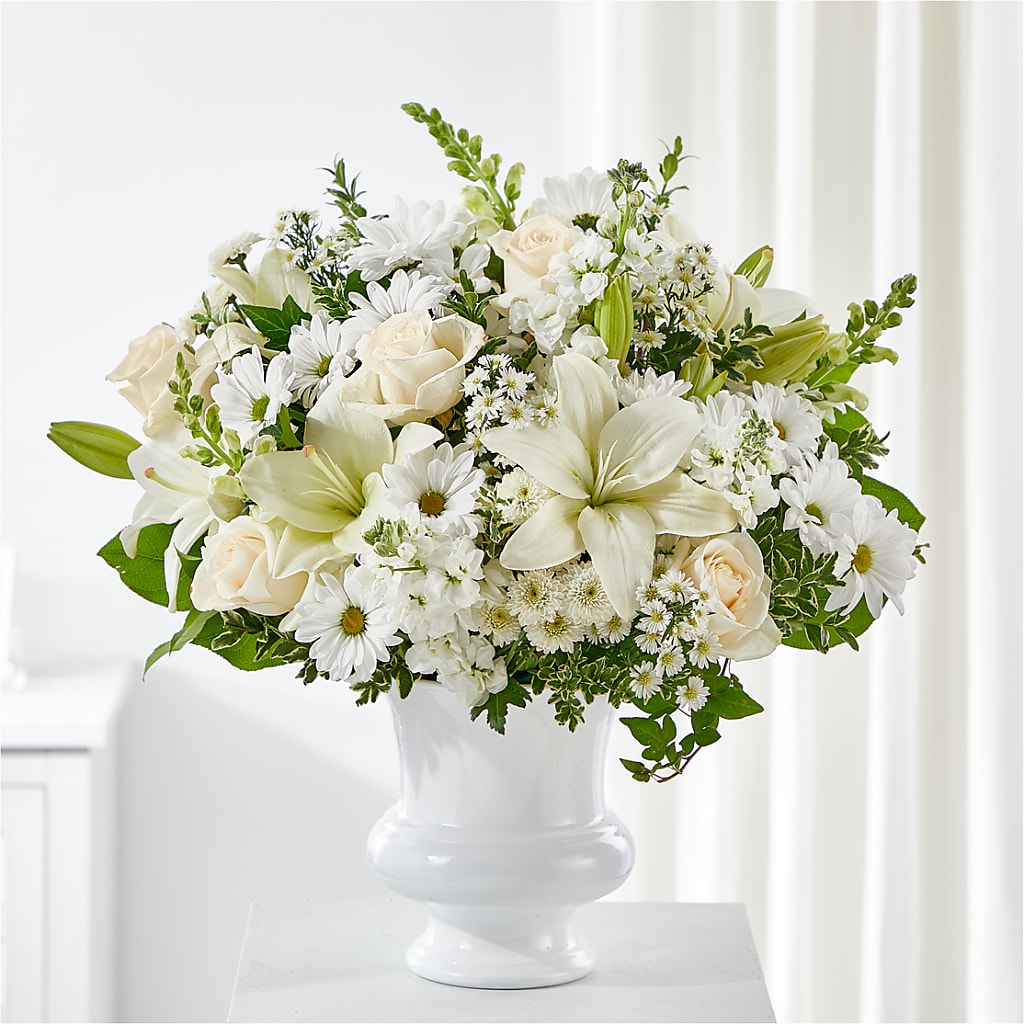 Uplifting Urn Arrangement – DW FLORALS & GIFTS OF SANTA FE, Santa Fe TX