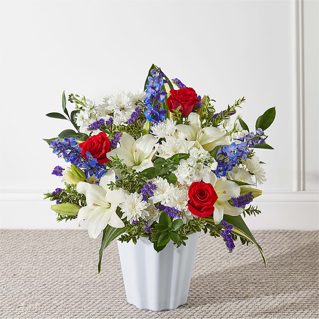 Consoled Floor Basket – DW FLORALS & GIFTS OF SANTA FE, Santa Fe TX