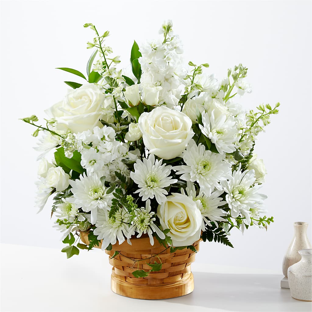 Heartfelt Condolences Arrangement – DW FLORALS & GIFTS OF SANTA FE, Santa Fe TX
