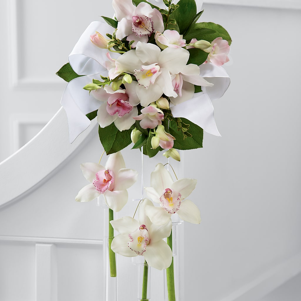 Perfect Entrance Pew Arrangement – DW FLORALS & GIFTS OF SANTA FE, Santa Fe TX