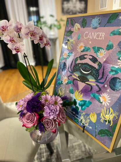 Cancer framed poster.  – DW FLORALS & GIFTS OF SANTA FE, Santa Fe TX