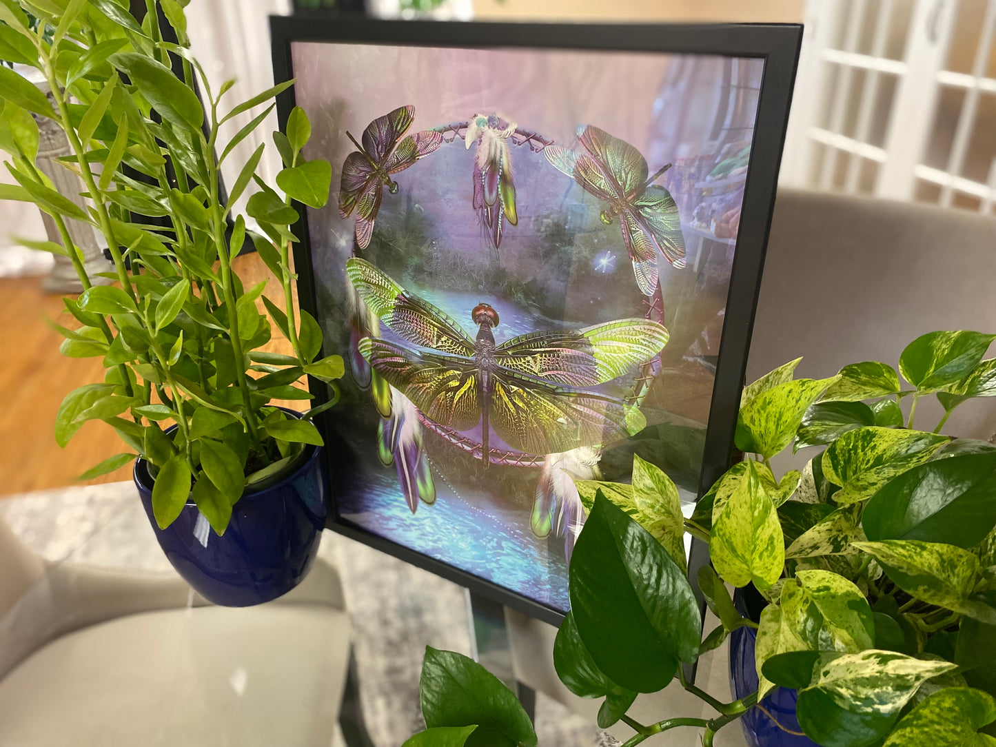 Dream catcher framed poster.