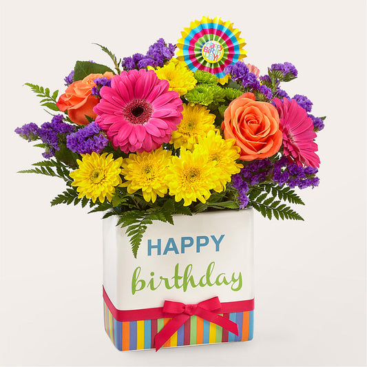 Birthday Brights Bouquet – DW FLORALS & GIFTS OF SANTA FE, Santa Fe TX