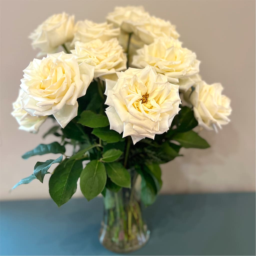 Long Stem Yellow Rose Bouquet – DW FLORALS & GIFTS OF SANTA FE, Santa Fe TX