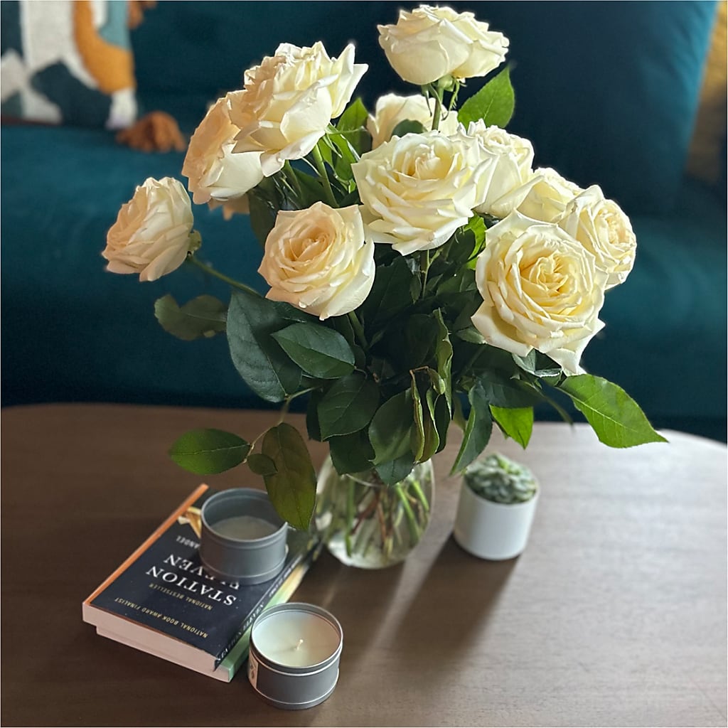 Long Stem Yellow Rose Bouquet – DW FLORALS & GIFTS OF SANTA FE, Santa Fe TX