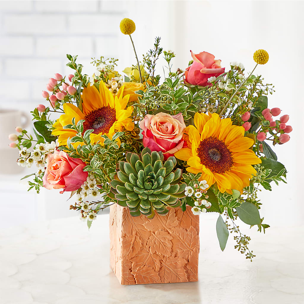 Sunflower Season Bouquet – DW FLORALS & GIFTS OF SANTA FE, Santa Fe TX