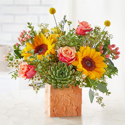 Sunflower Season Bouquet – DW FLORALS & GIFTS OF SANTA FE, Santa Fe TX