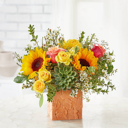 Sunflower Season Bouquet – DW FLORALS & GIFTS OF SANTA FE, Santa Fe TX
