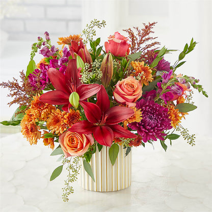 Burgundy Landscape Bouquet – DW FLORALS & GIFTS OF SANTA FE, Santa Fe TX