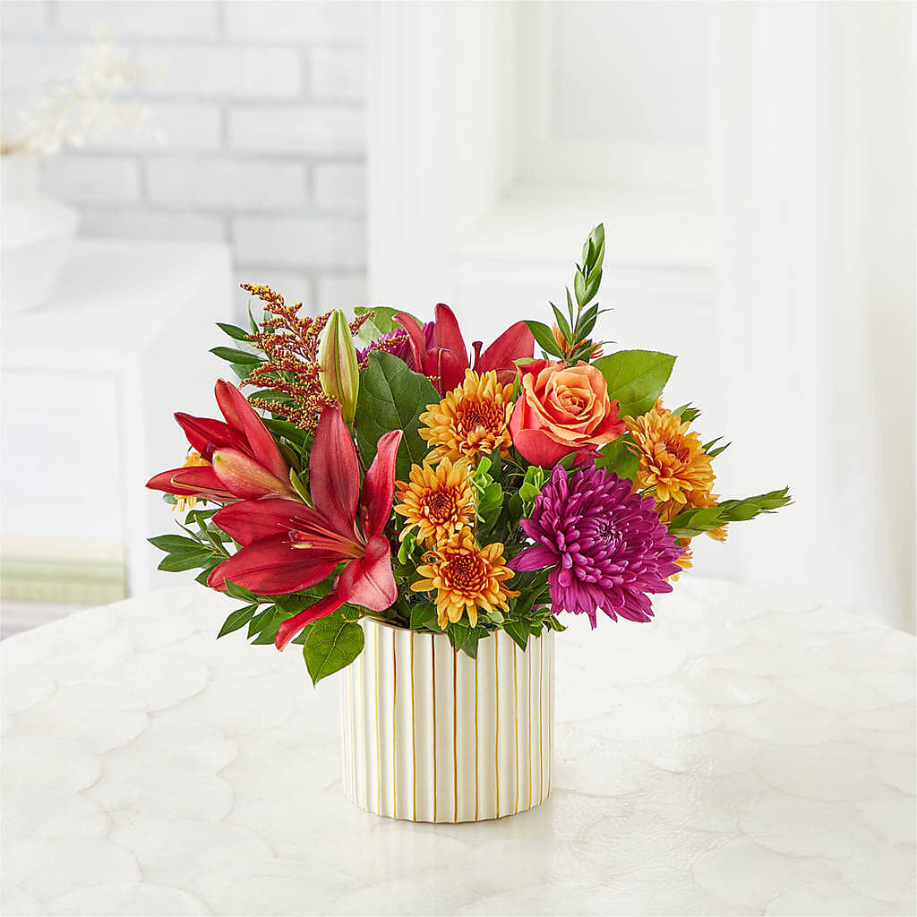 Burgundy Landscape Bouquet – DW FLORALS & GIFTS OF SANTA FE, Santa Fe TX