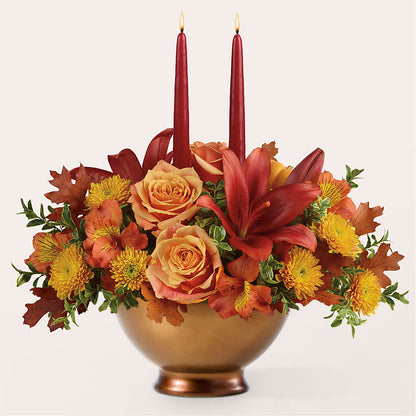 Harvest Table Centerpiece – DW FLORALS & GIFTS OF SANTA FE, Santa Fe TX