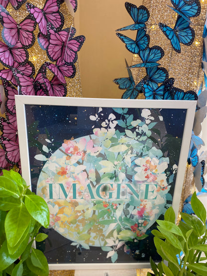 Imagine framed poster. – DW FLORALS & GIFTS OF SANTA FE, Santa Fe TX