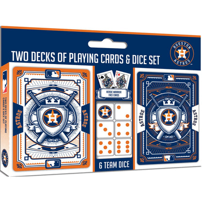 Houston Astros Playing Cards with Dice  – DW FLORALS & GIFTS OF SANTA FE, Santa Fe TX