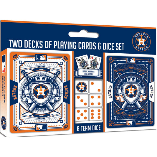 Houston Astros Playing Cards with Dice  – DW FLORALS & GIFTS OF SANTA FE, Santa Fe TX