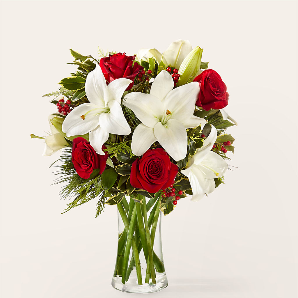 Sparkling Snowflakes Bouquet – DW FLORALS & GIFTS OF SANTA FE, Santa Fe TX