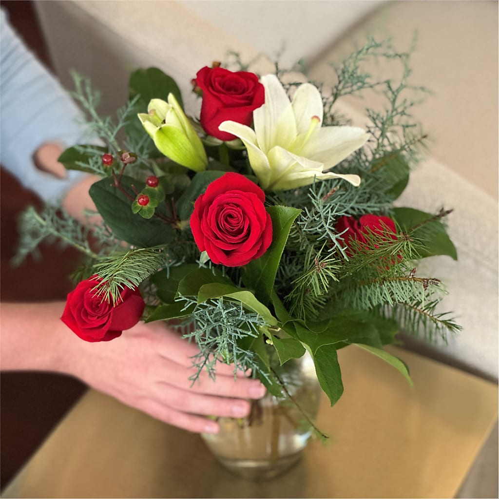 Glittering Lights Bouquet – DW FLORALS & GIFTS OF SANTA FE, Santa Fe TX