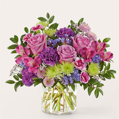 Glass Half Full Bouquet – DW FLORALS & GIFTS OF SANTA FE, Santa Fe TX