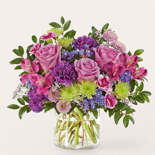 Glass Half Full Bouquet – DW FLORALS & GIFTS OF SANTA FE, Santa Fe TX