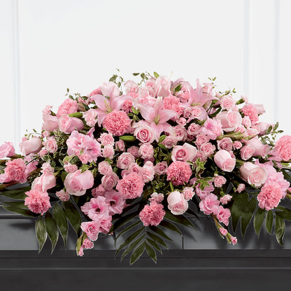 Garden of Comfort Casket Spray (Standard) – DW FLORALS & GIFTS OF SANTA FE, Santa Fe TX