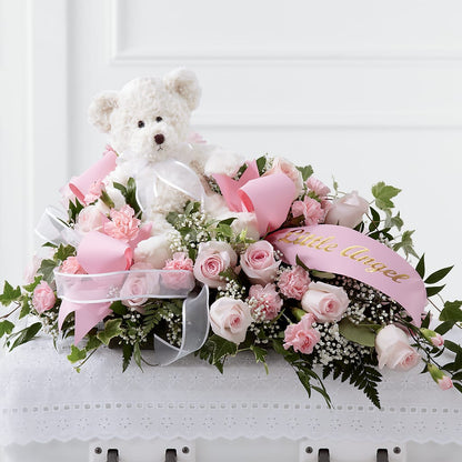 Touch of Sympathy Casket Spray – DW FLORALS & GIFTS OF SANTA FE, Santa Fe TX