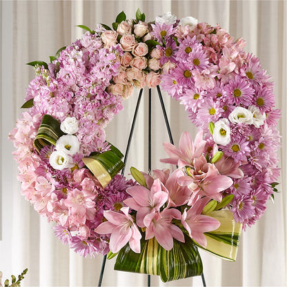 Gift of Warmth Wreath – DW FLORALS & GIFTS OF SANTA FE, Santa Fe TX