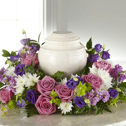 Blooming Sympathy Cremation Adornment – DW FLORALS & GIFTS OF SANTA FE, Santa Fe TX