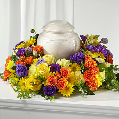Blossoms of Remembrance Cremation Adornment – DW FLORALS & GIFTS OF SANTA FE, Santa Fe TX