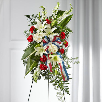 Stars of Life Standing Spray – DW FLORALS & GIFTS OF SANTA FE, Santa Fe TX