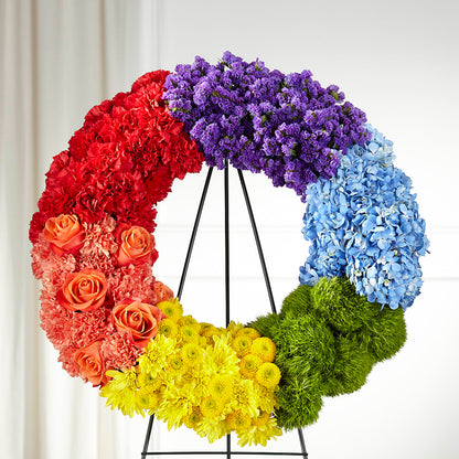 Circle of Love Wreath – DW FLORALS & GIFTS OF SANTA FE, Santa Fe TX