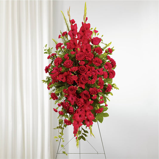 From the Heart Standing Spray – DW FLORALS & GIFTS OF SANTA FE, Santa Fe TX