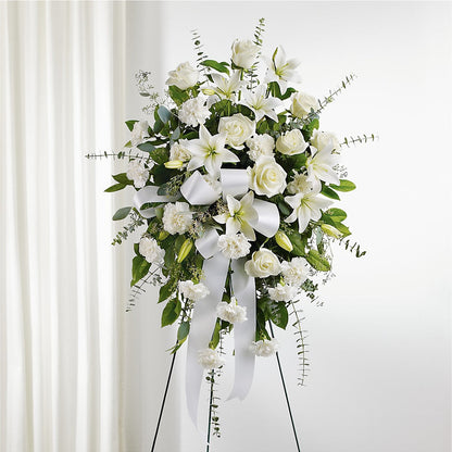 With Care Standing Spray – DW FLORALS & GIFTS OF SANTA FE, Santa Fe TX