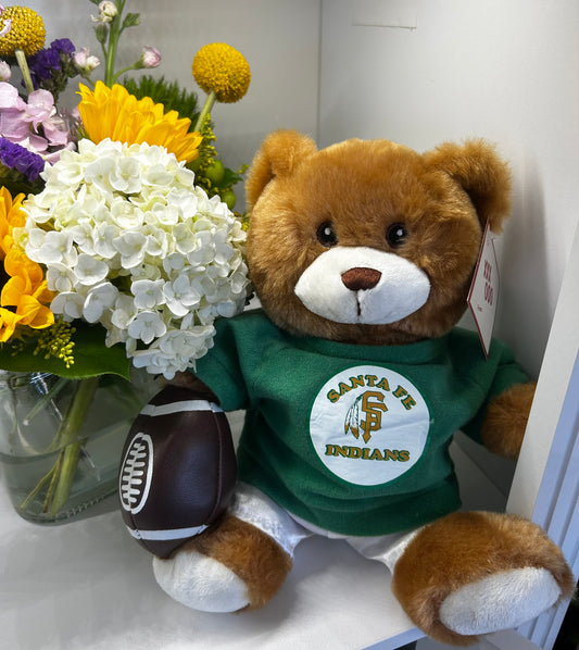 Santa Fe Indians Football Player Bear – DW FLORALS & GIFTS OF SANTA FE, Santa Fe TX