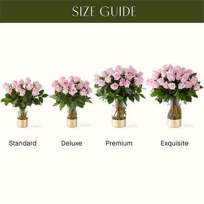 Picture Perfect Pink Rose Bouquet – DW FLORALS & GIFTS OF SANTA FE, Santa Fe TX