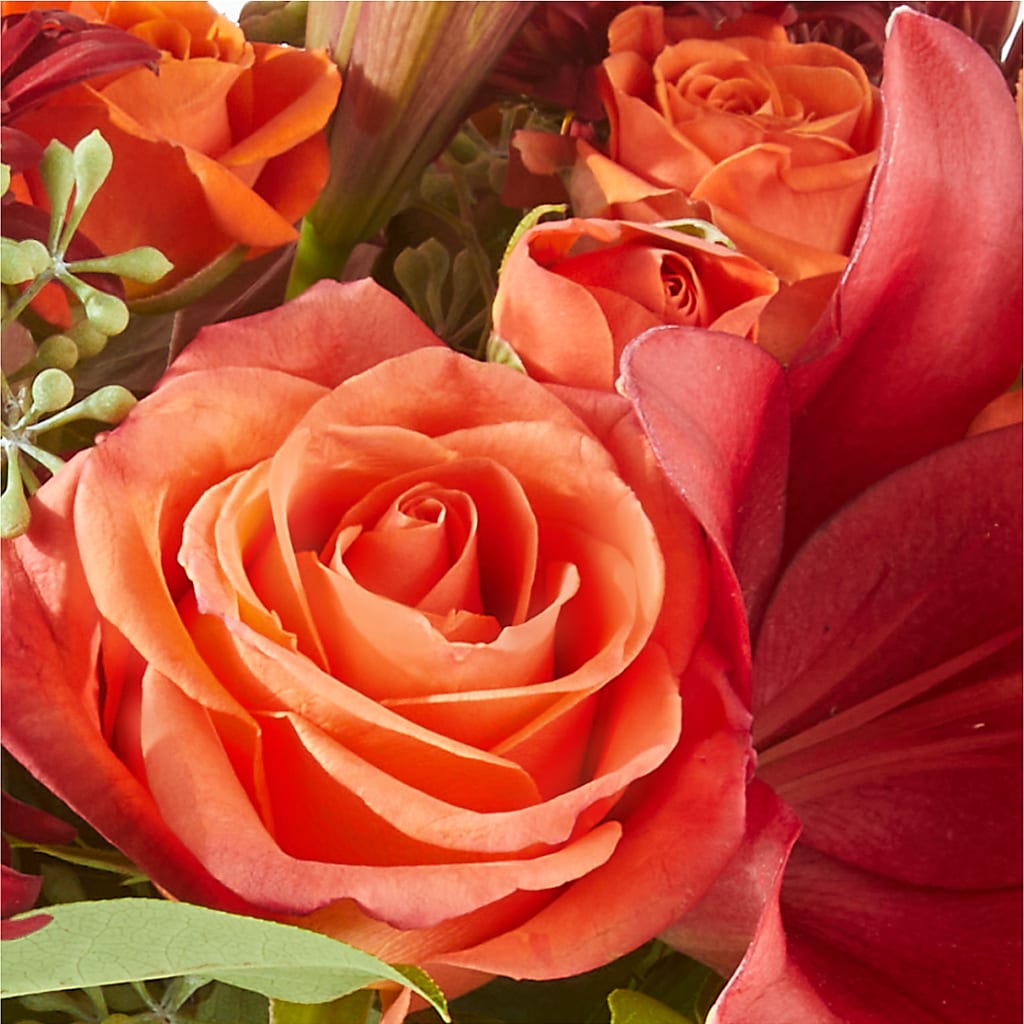 Crimson Leaves Bouquet – DW FLORALS & GIFTS OF SANTA FE, Santa Fe TX