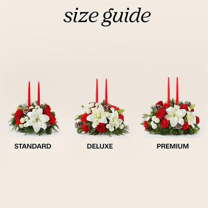 Seasonal Festivities Centerpiece – DW FLORALS & GIFTS OF SANTA FE, Santa Fe TX